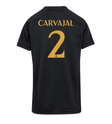 Real Madrid Daniel Carvajal #2 Koszulka Trzecich Kobiety 2023-24 Krótki Rękaw